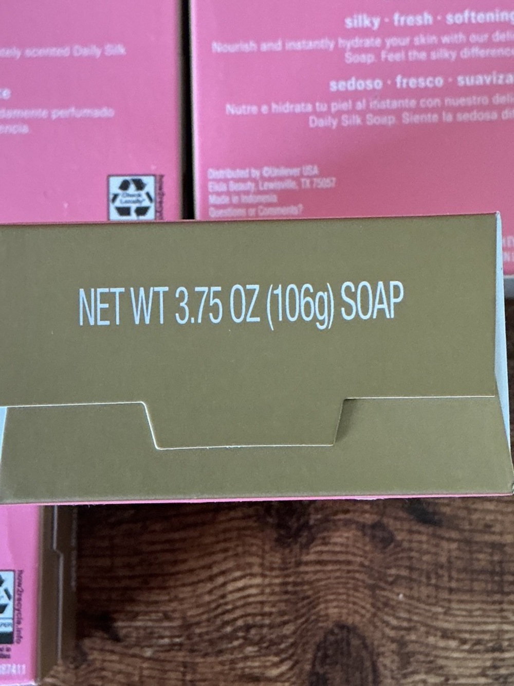 Caress Daily Silk Soap Bar - White Peach & Orange Blossom - Peach/Pink - Picture 8 of 8